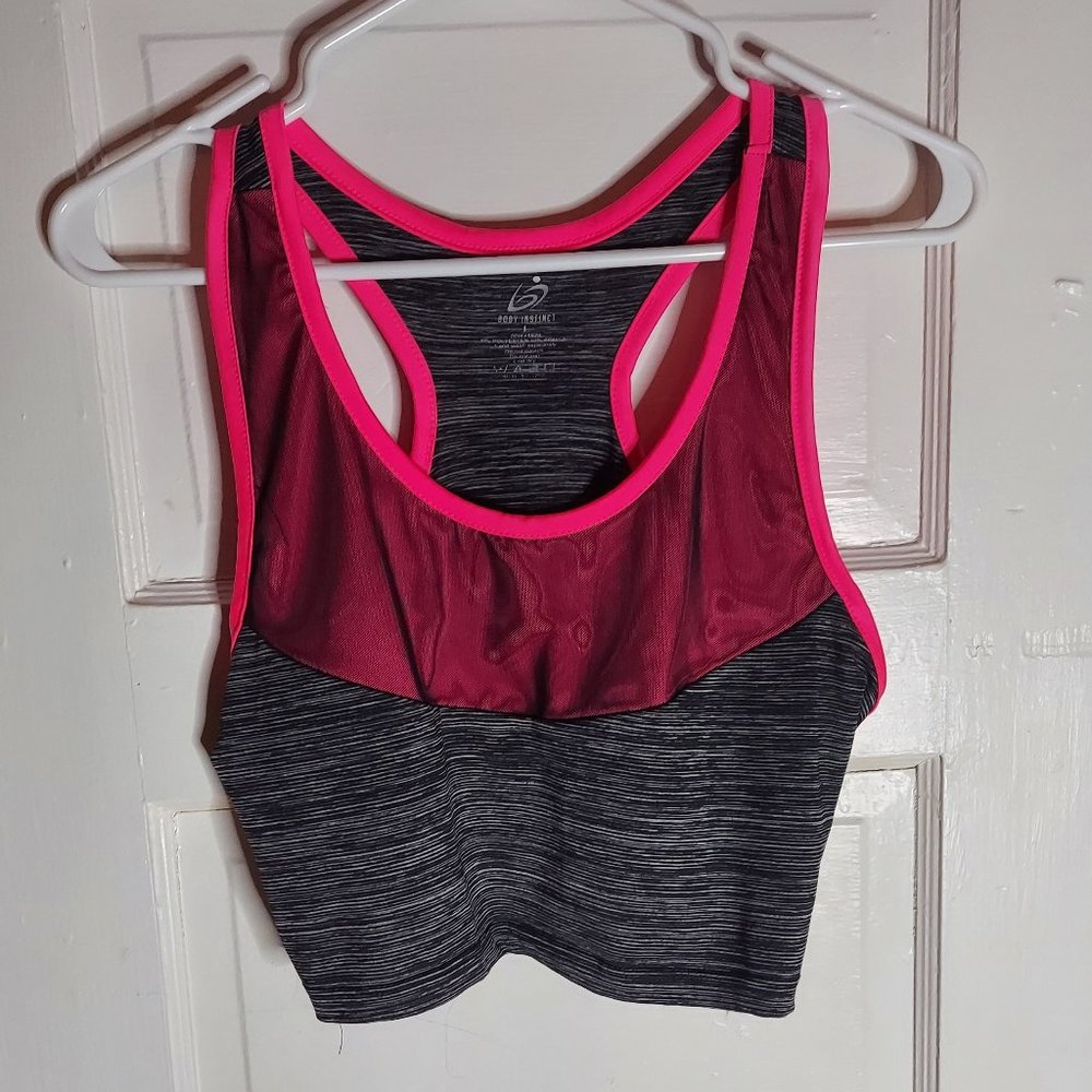 *$5 SALE* Black and Pink Activewear Crop Top